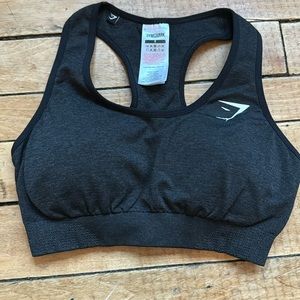 Gymshark black sports bra